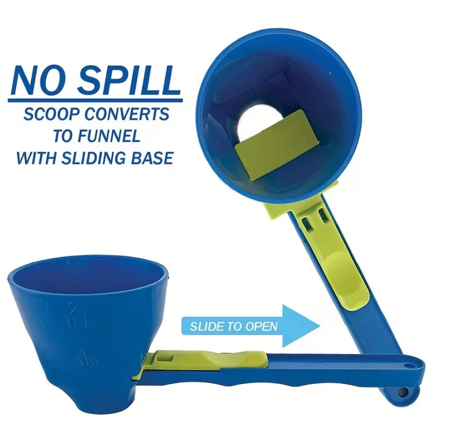 Souqliy Shop - No-Spill Scoop & Funnel (3-Pack)