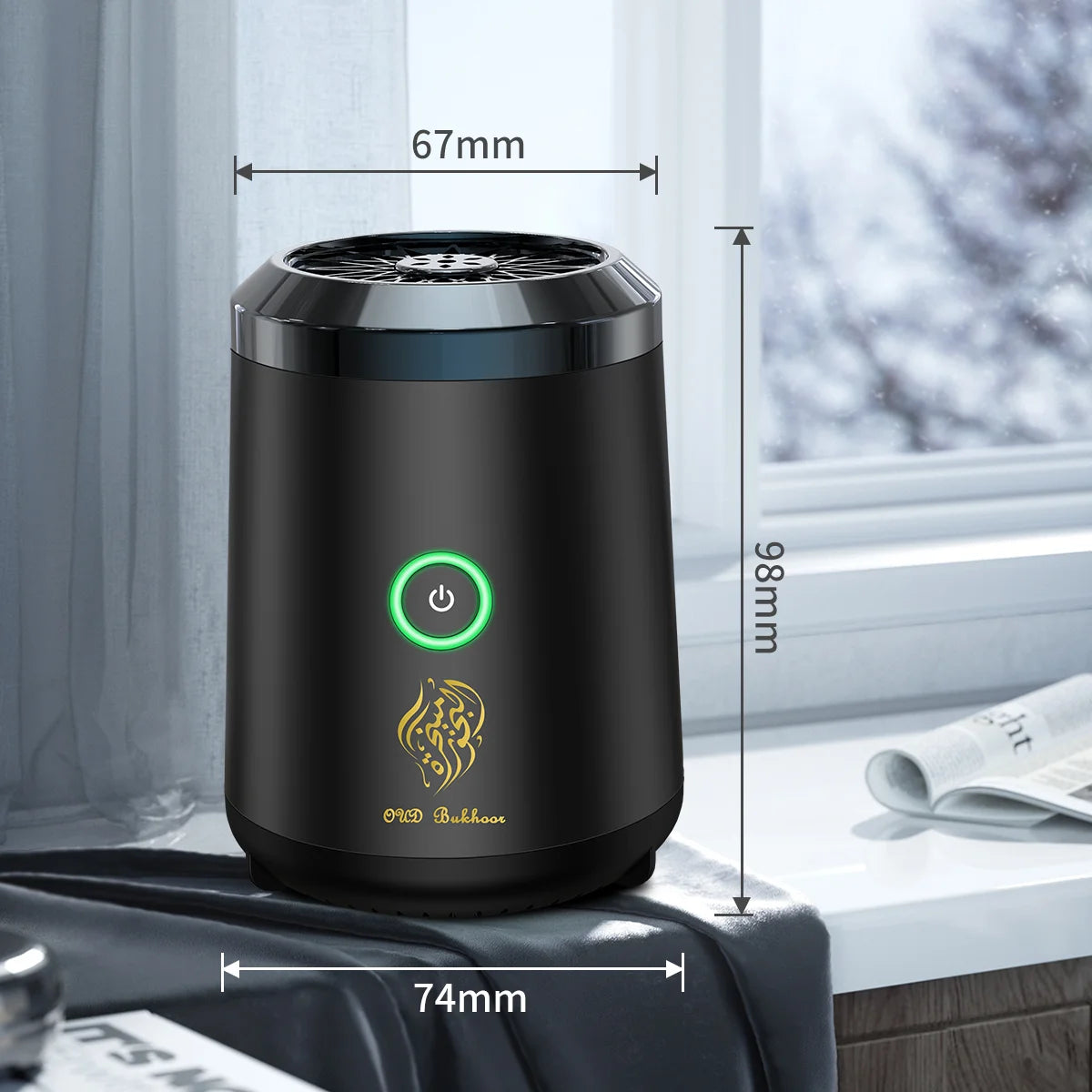 Souqliy Shop - Portable Electric Bakhoor Burner – Rechargeable Arabic Oud Diffuser