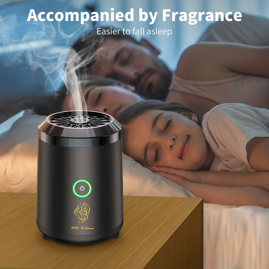 Souqliy Shop - Portable Electric Bakhoor Burner – Rechargeable Arabic Oud Diffuser