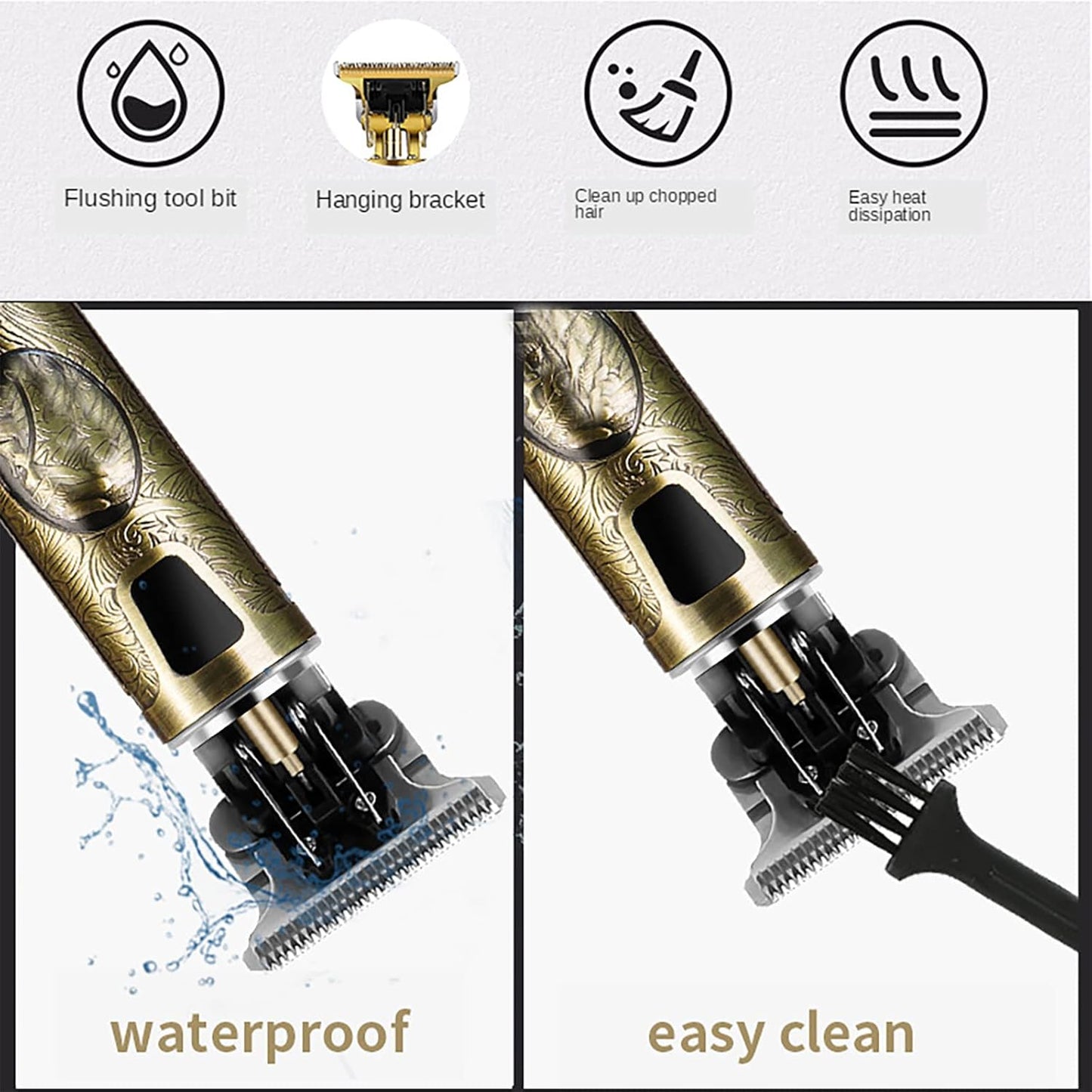 Men's Cordless Professional Hair Trimmer Kit