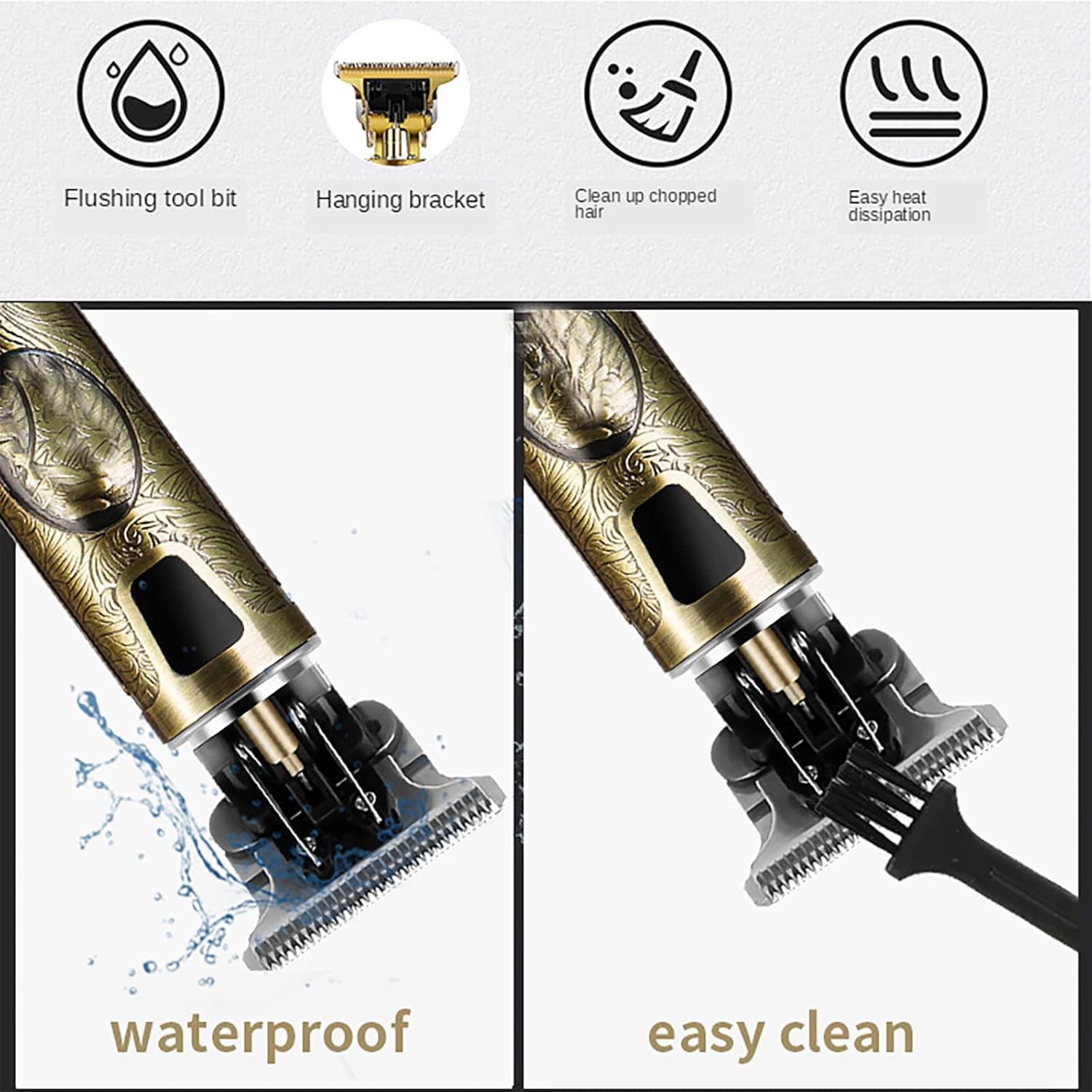 Men's Cordless Professional Hair Trimmer Kit