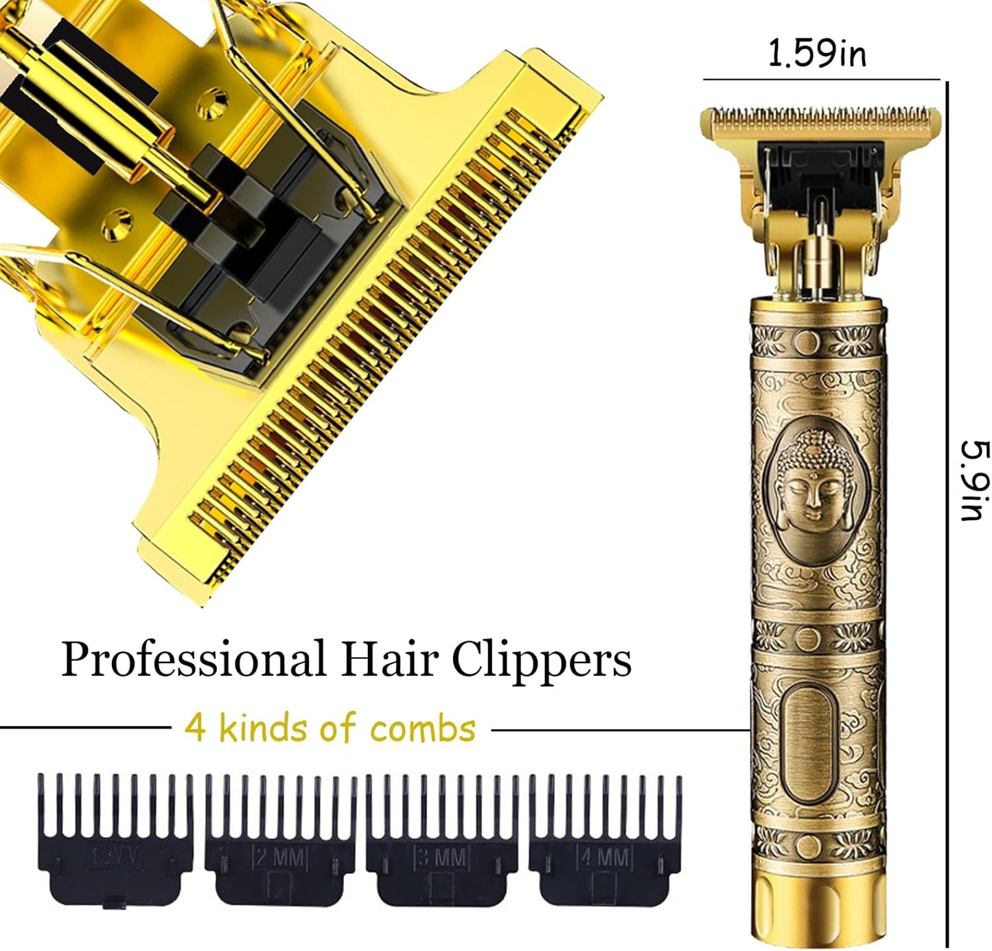 Men's Cordless Professional Hair Trimmer Kit