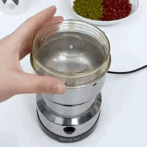 Souqliy Shop - Electric Stainless Spice & Herb Grinder