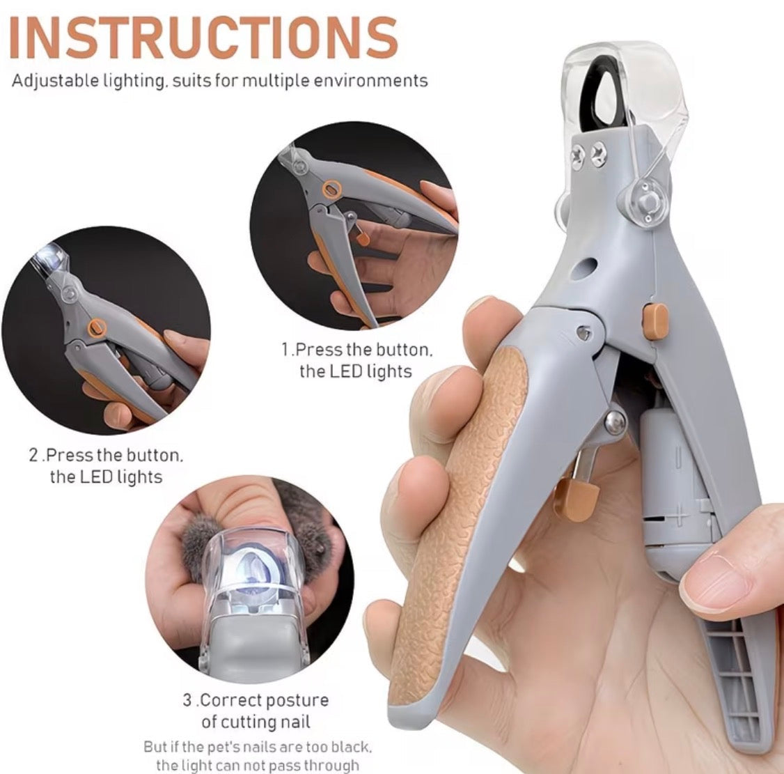 Souqliy Shop - LED Pet Nail Clipper
