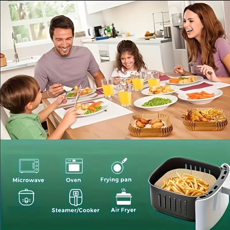Souqliy Shop - Air Fryer Paper Liners – Disposable Non-Stick Cooking Liners