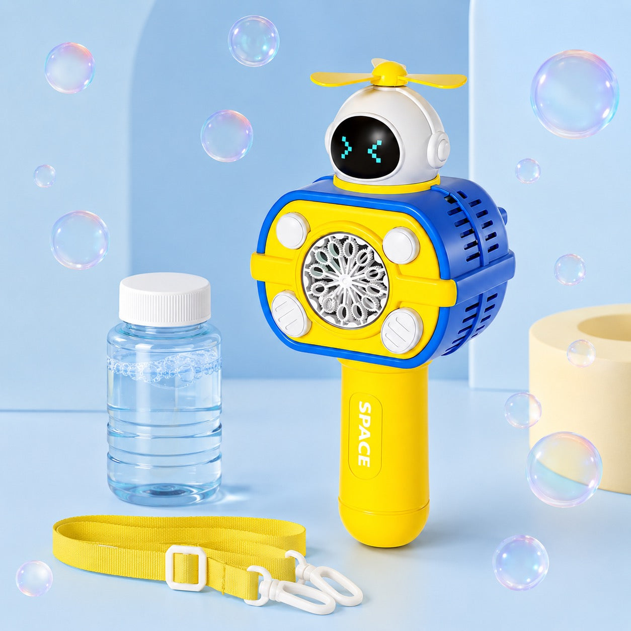 Souqliy Shop Astronaut Automatic Bubble Blaster Toy