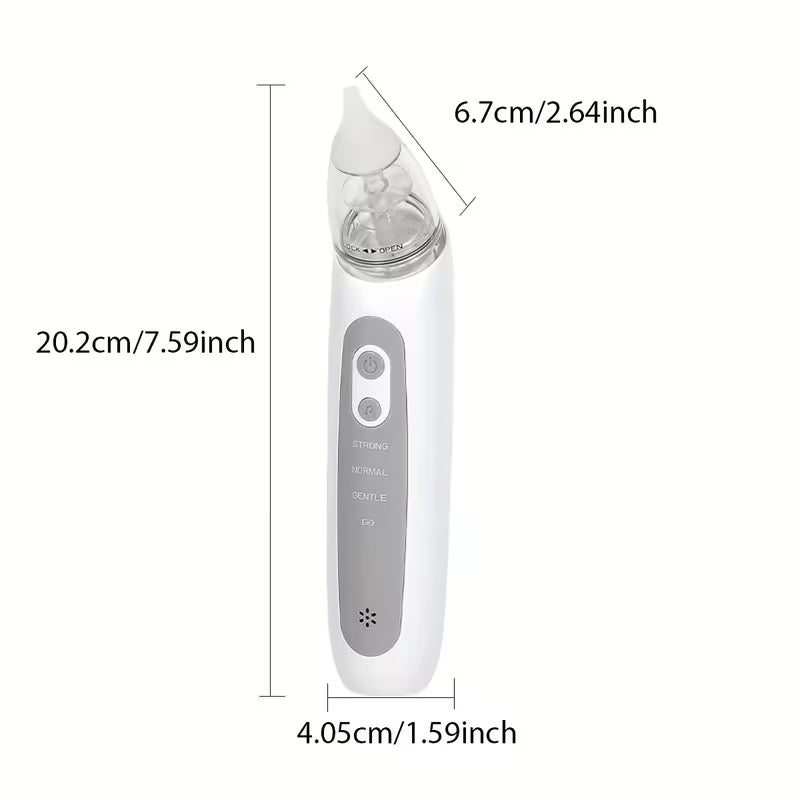 Souqliy Shop - Electric Baby Nasal Aspirator – 3-Speed Suction with Music