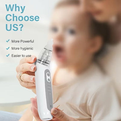 Souqliy Shop - Electric Baby Nasal Aspirator – 3-Speed Suction with Music