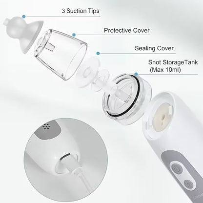 Souqliy Shop - Electric Baby Nasal Aspirator – 3-Speed Suction with Music