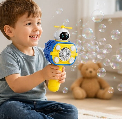 Souqliy Shop Astronaut Automatic Bubble Blaster Toy