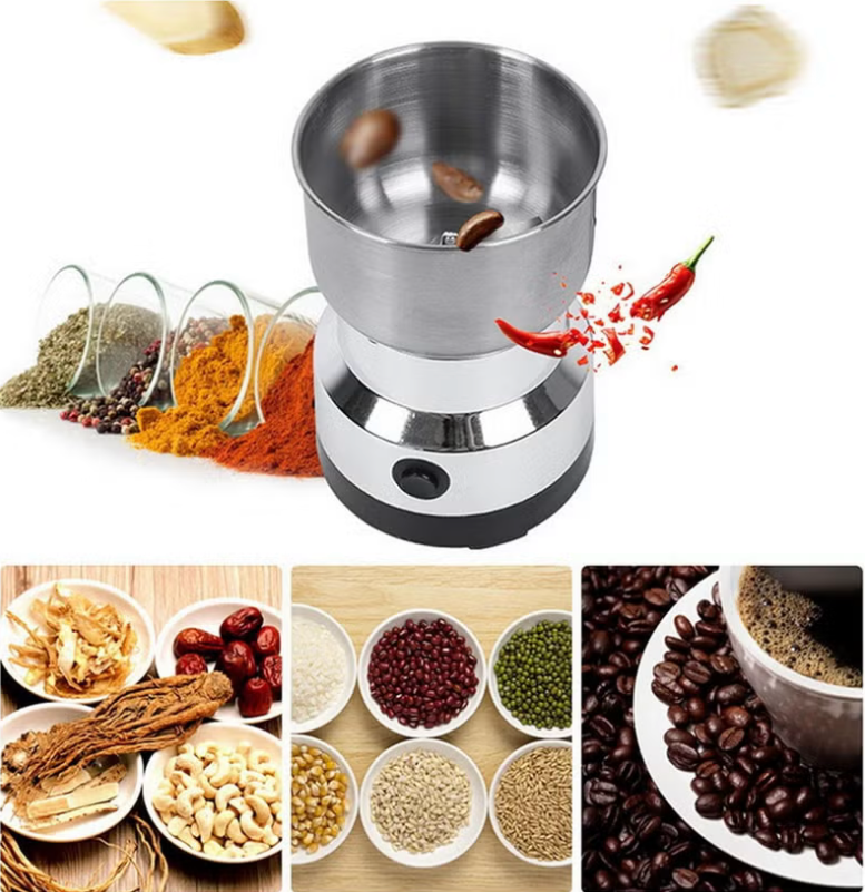 Souqliy Shop - Electric Stainless Spice & Herb Grinder
