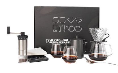 Souqliy Shop Premium Pour Over Coffee Maker Set – Barista Coffee Kit