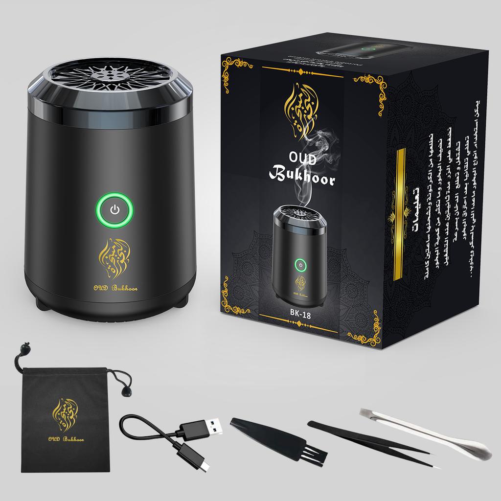 Souqliy Shop - Portable Electric Bakhoor Burner – Rechargeable Arabic Oud Diffuser