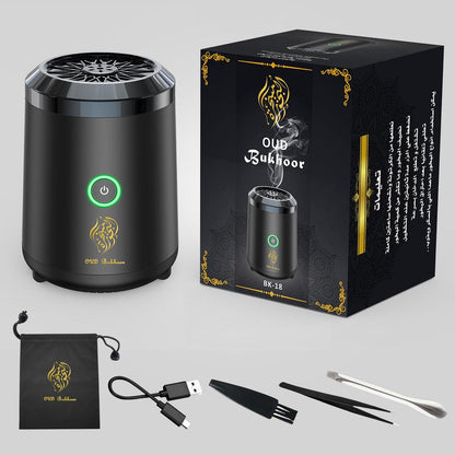 Souqliy Shop - Portable Electric Bakhoor Burner – Rechargeable Arabic Oud Diffuser