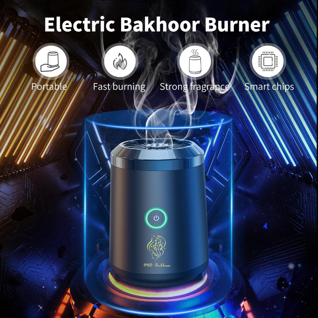 Souqliy Shop - Portable Electric Bakhoor Burner – Rechargeable Arabic Oud Diffuser