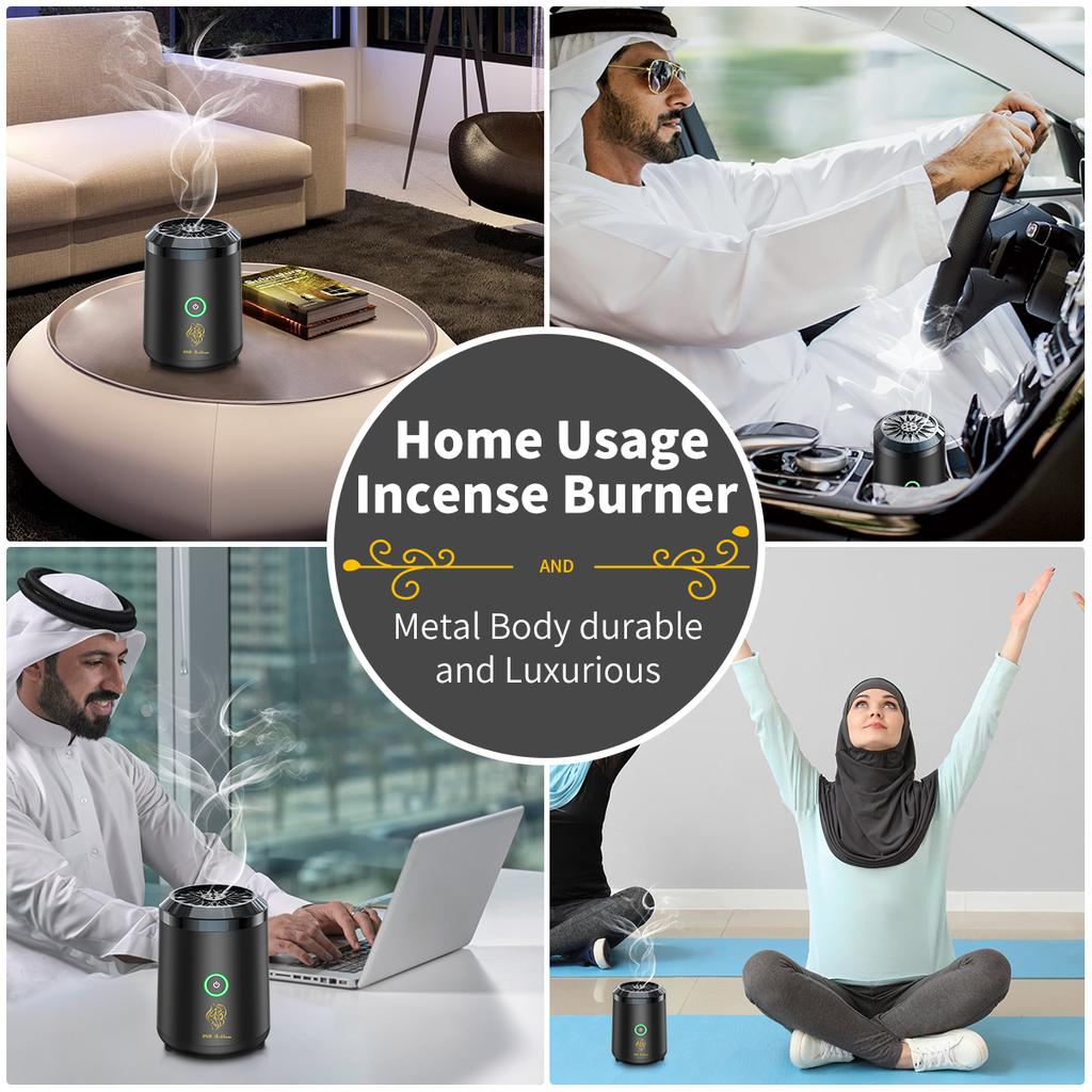 Souqliy Shop - Portable Electric Bakhoor Burner – Rechargeable Arabic Oud Diffuser